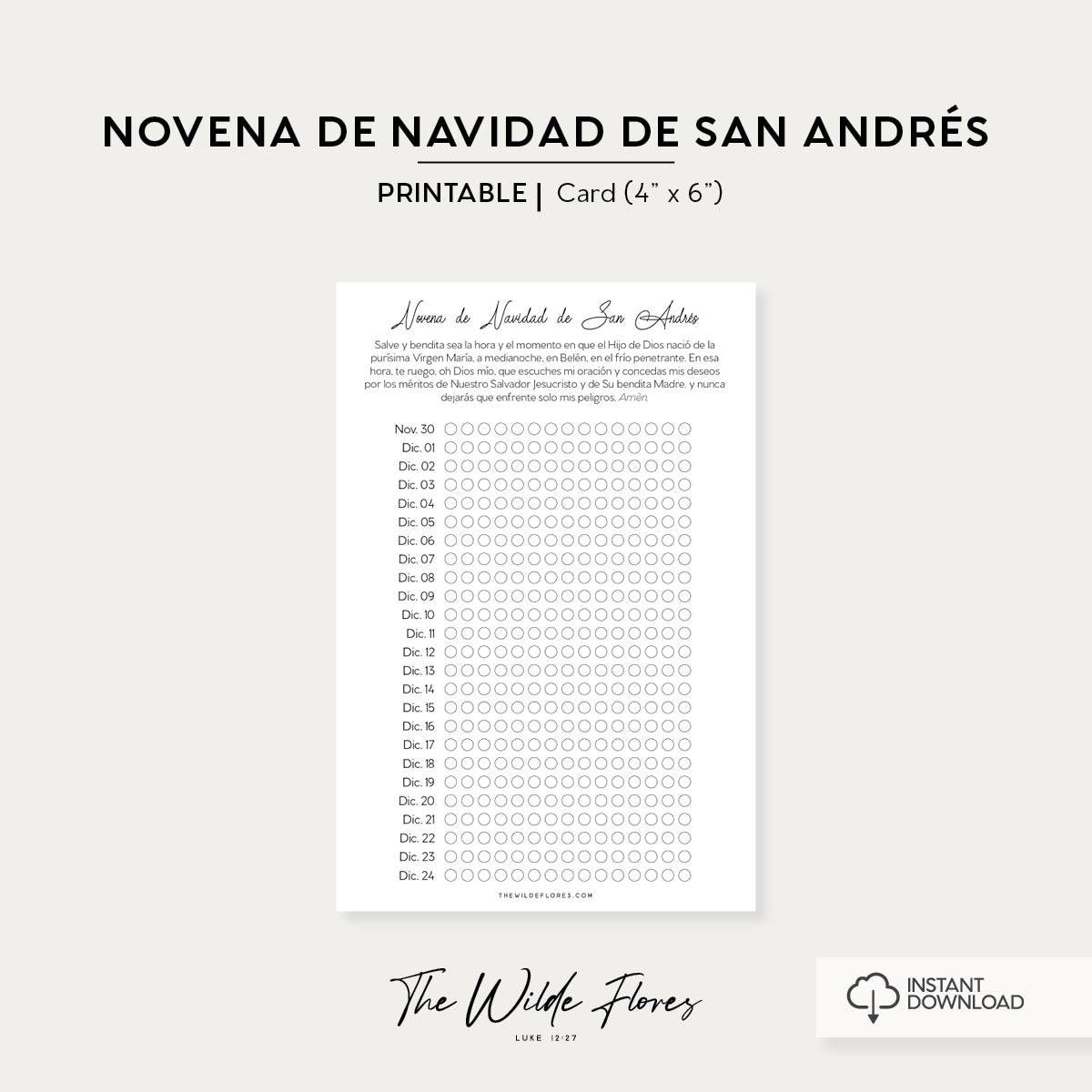 Novena de Navidad de San Andrés