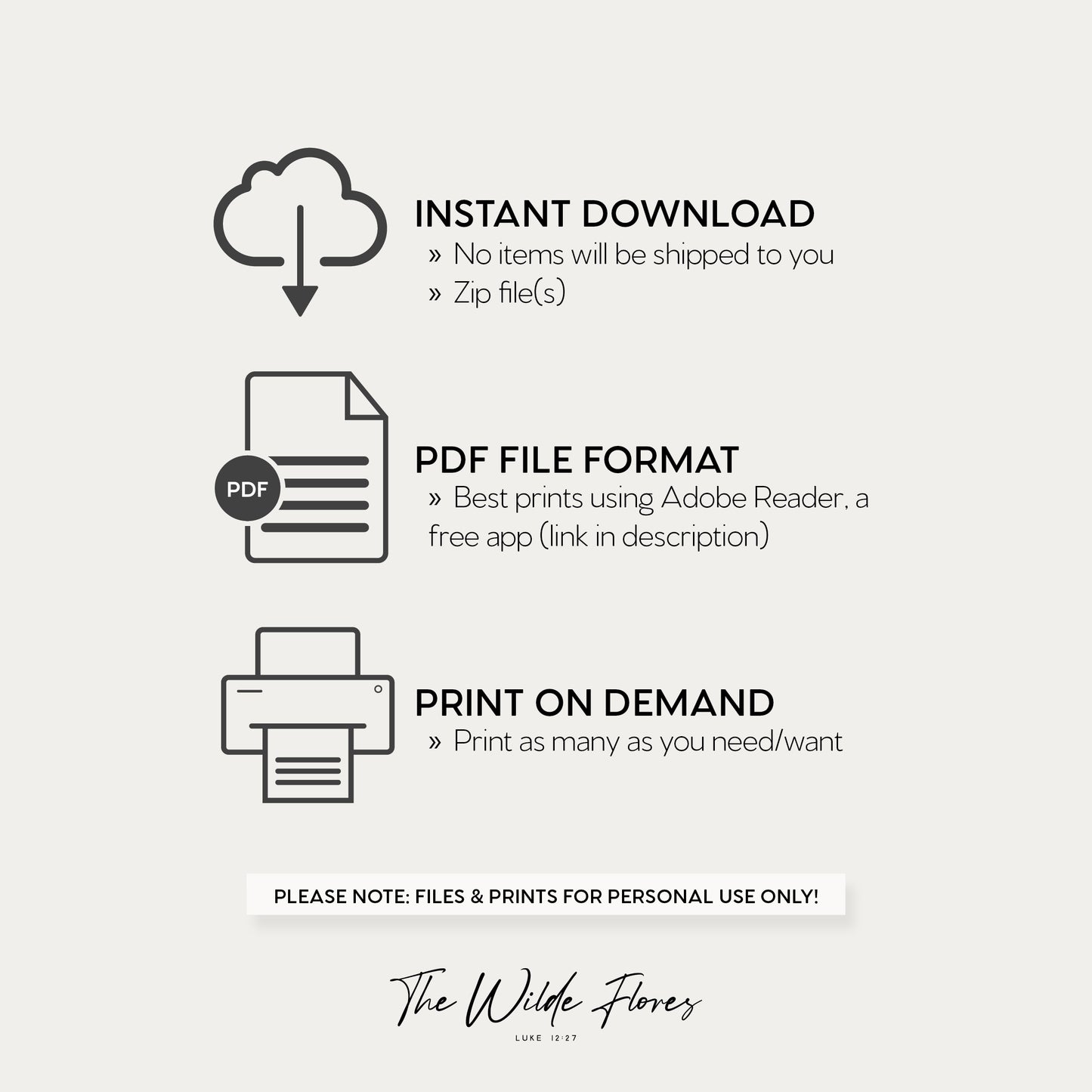 Small Business Wishlist Tacker: A5 Size Printable