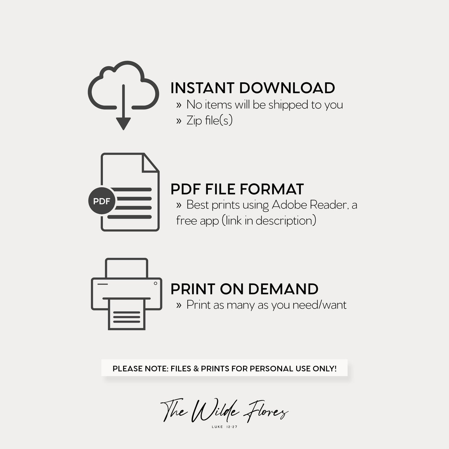 Note Pages: Letter Size Printable