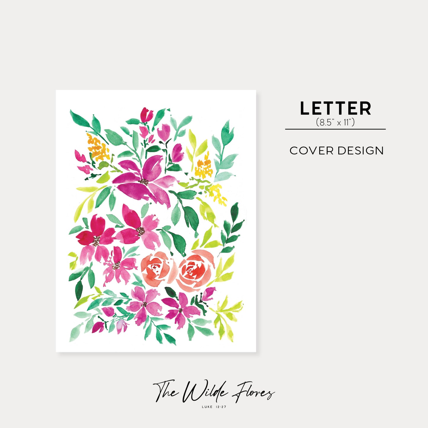 GRID Vertical Half Note Pages: Letter Size Printable