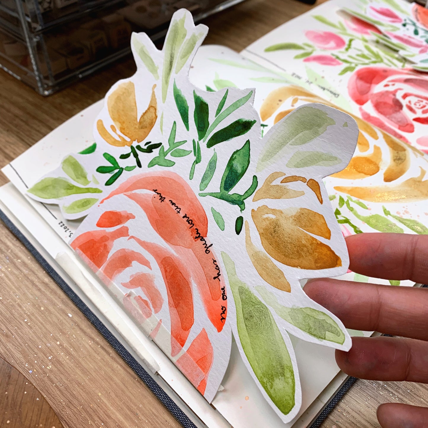 Watercolor Florals Loose Rose | Free Download