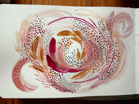 Abstract Watercolor for Beginners: The Spark Behind My 100 Day Project