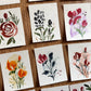 Mini Bloom Bundle - 4x3 watercolor cards,  Set of 3