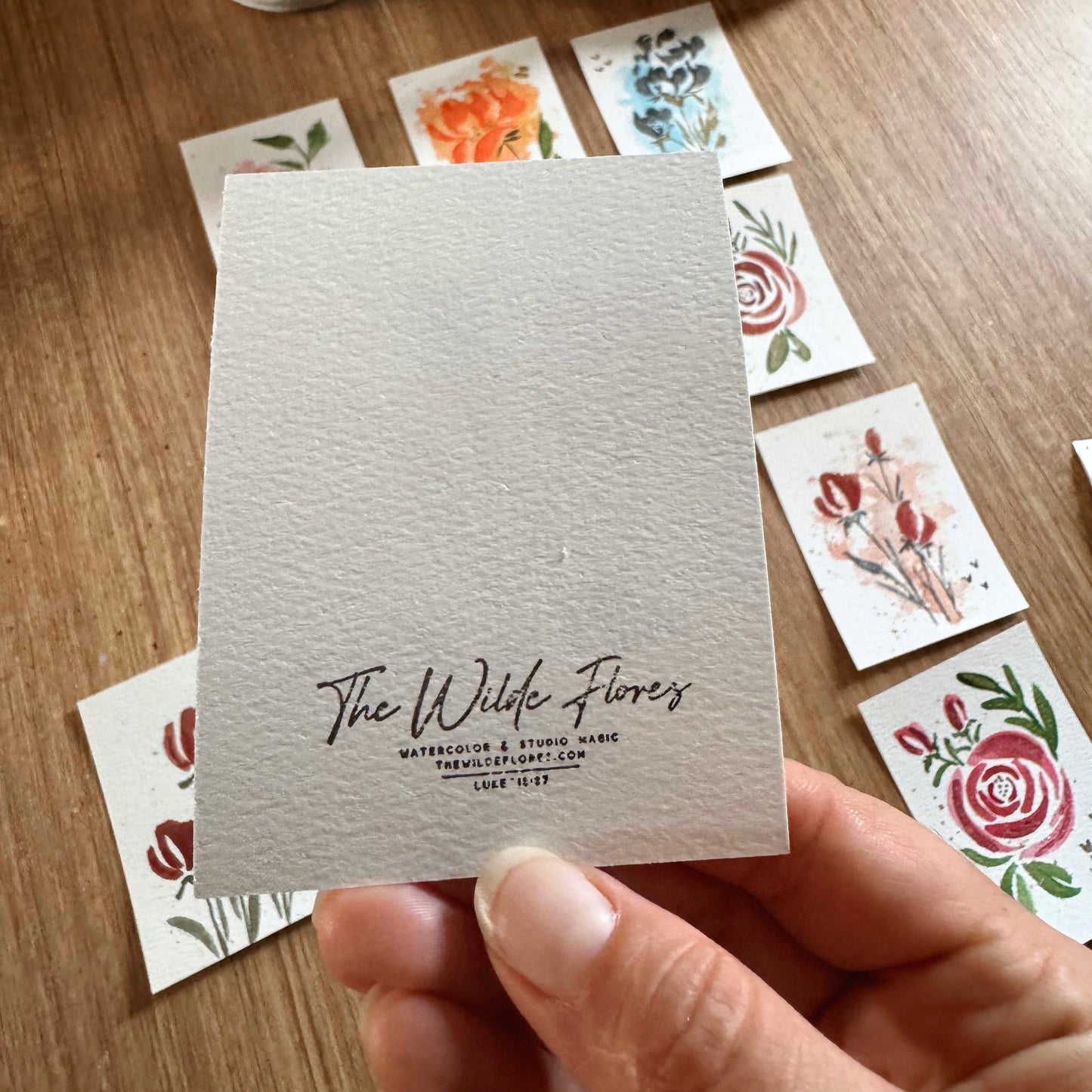 Mini Bloom Bundle - 4x3 watercolor cards,  Set of 3