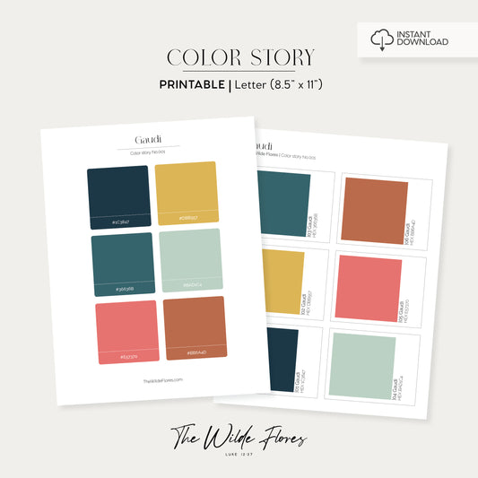 Gaudi Color Story: Color Palette Guide