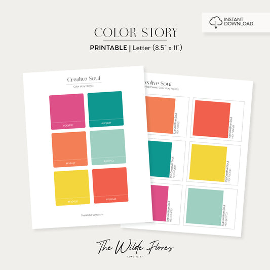 Creative Soul Color Story: Color Palette Guide