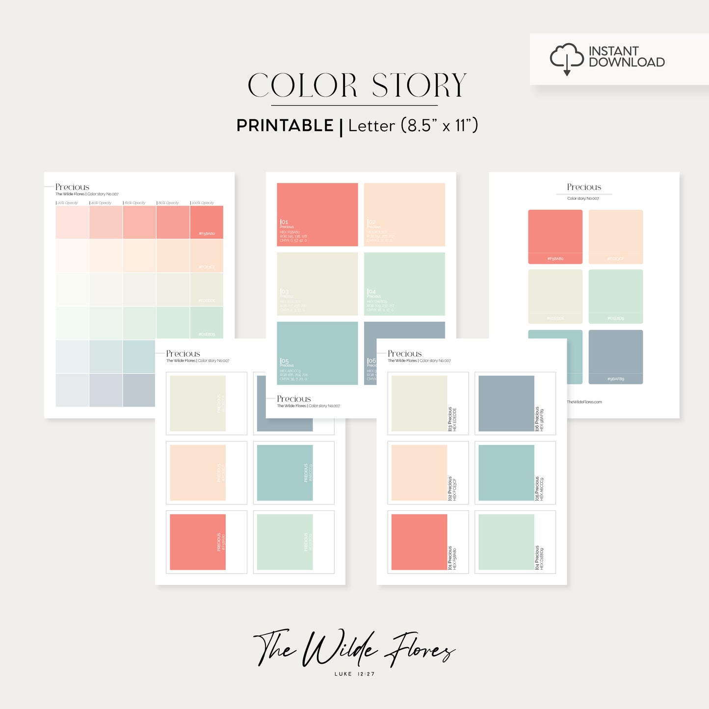 Precious Color Story: Color Palette Guide