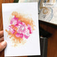 Abstract Watercolor | Basking in Bloom