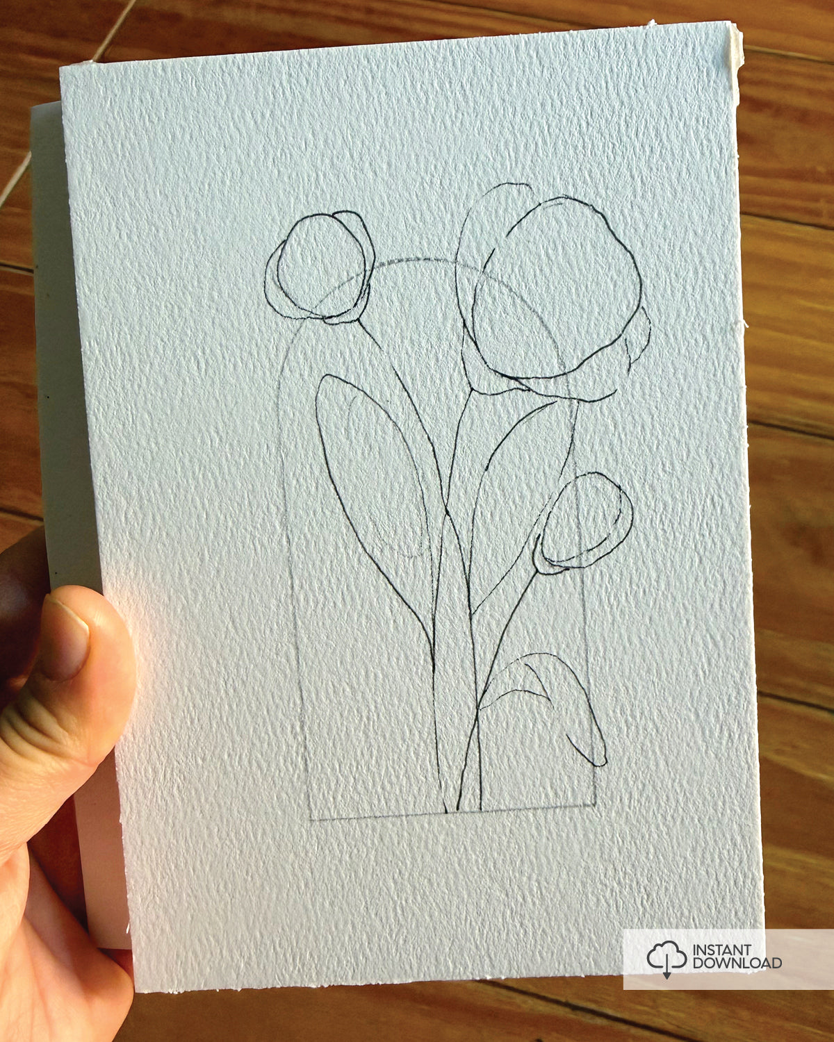 Loose Floral Sketch Study No. 01