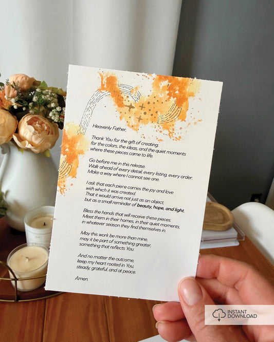 Prayer for Creators & Small Business Owners