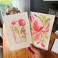 Spring Margin Florals Study No. 01 - Printable