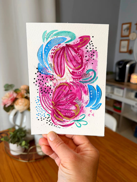 Wild Rhythm No. 01 - Original Abstract Watercolor Painting