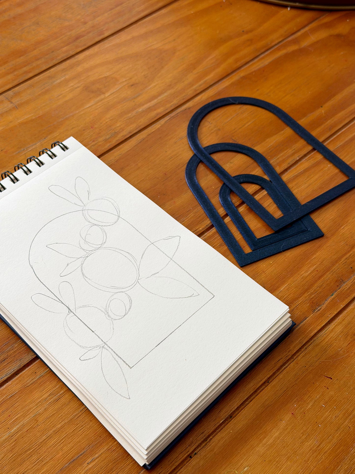 Tall Arch Stencil Set of 3