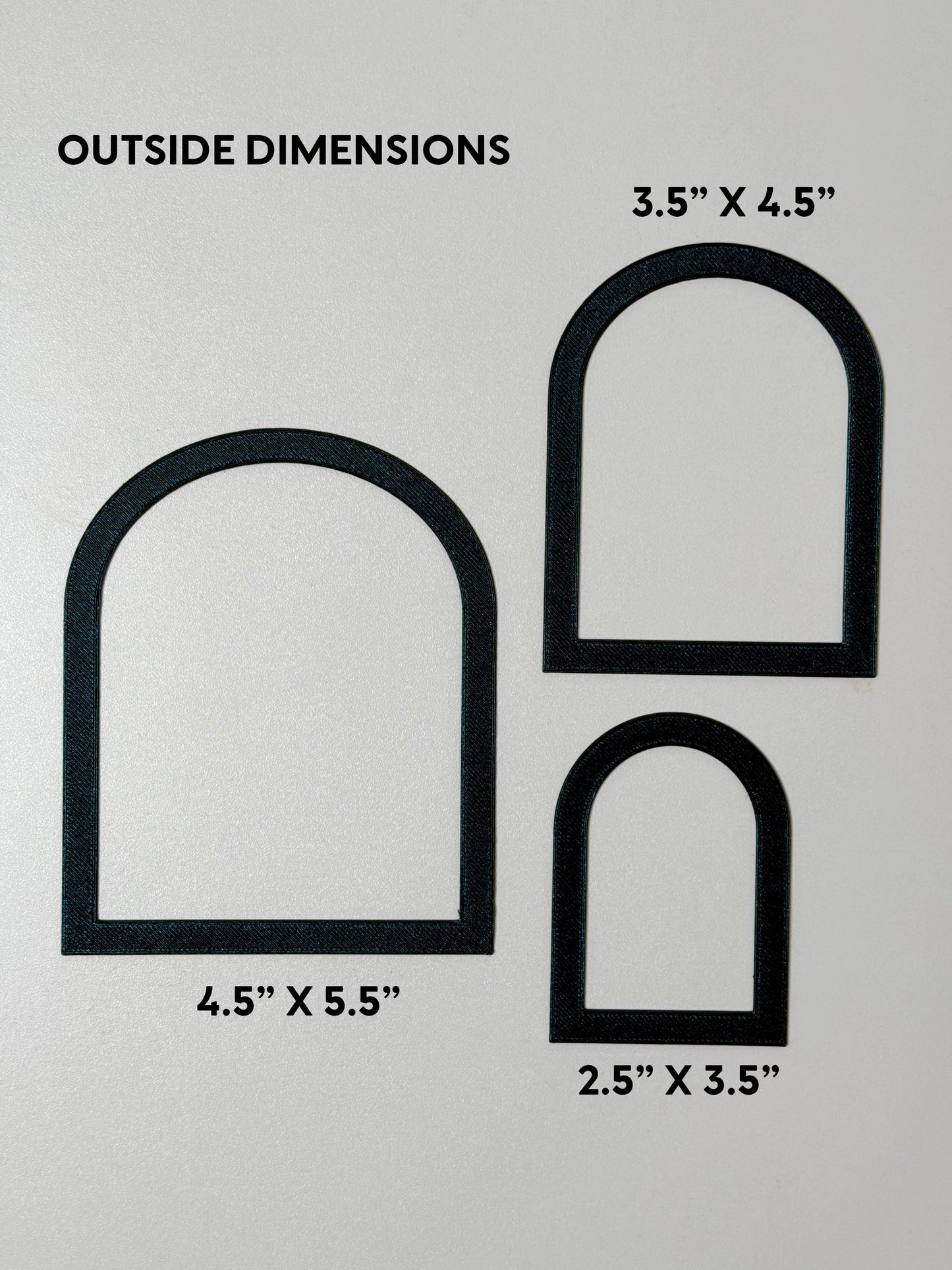 Wide Arch Stencil Set of 3