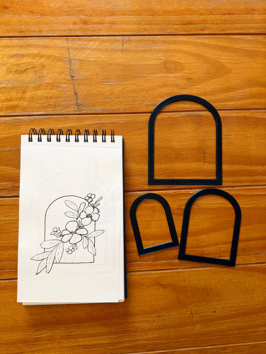 Wide Arch Stencil Set of 3