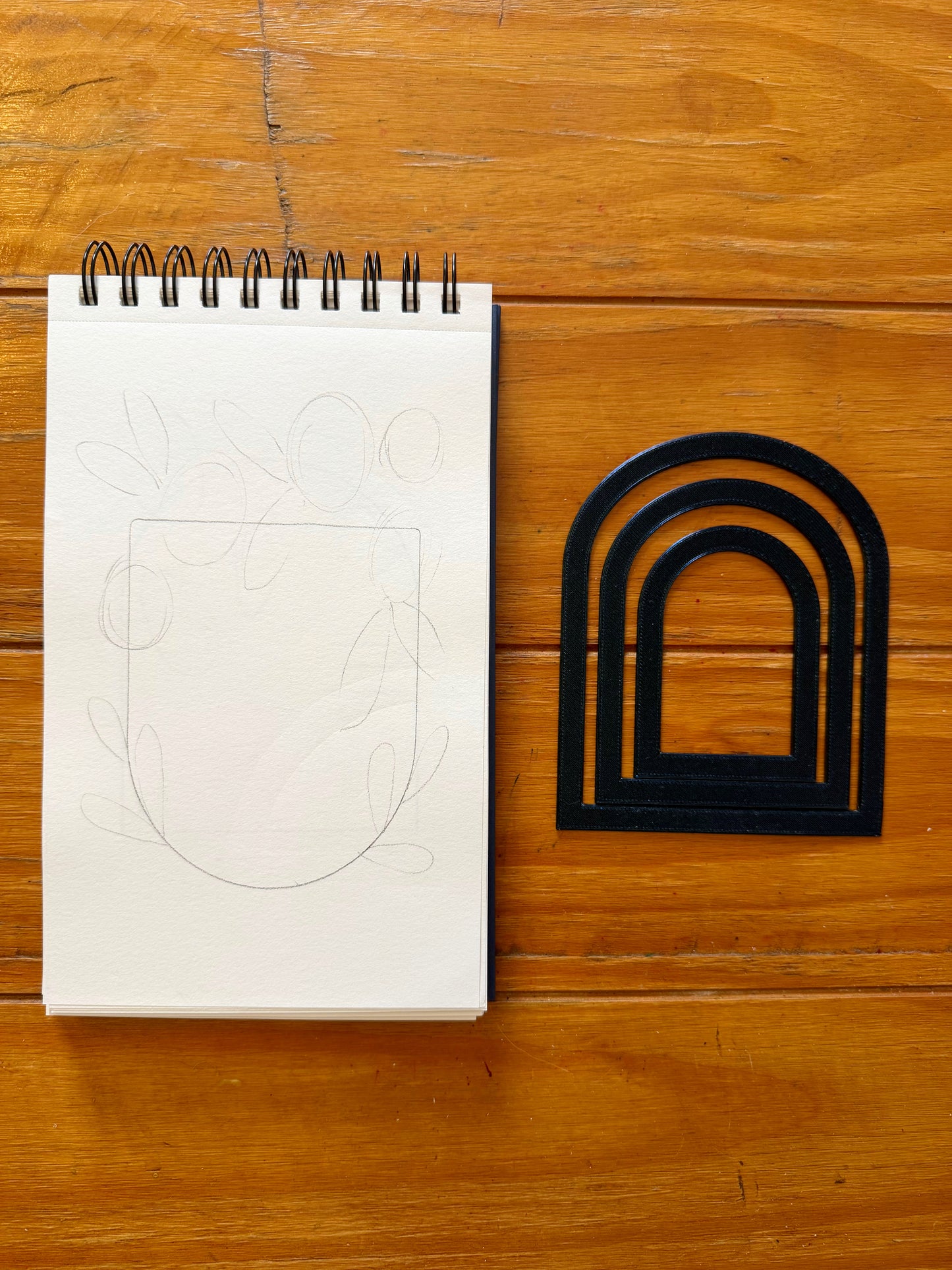 Wide Arch Stencil Set of 3