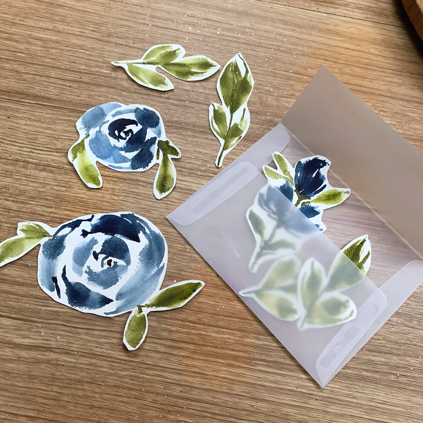 Original Watercolor Die Cut Set