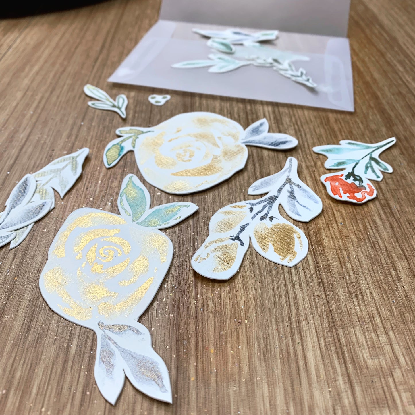 Original Watercolor Die Cut Set