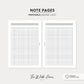 Grid Note Pages: A5 Size Printable