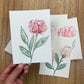 Original Loose Floral Watercolor Cards with Ink Details (Set of 3): Surprise me!