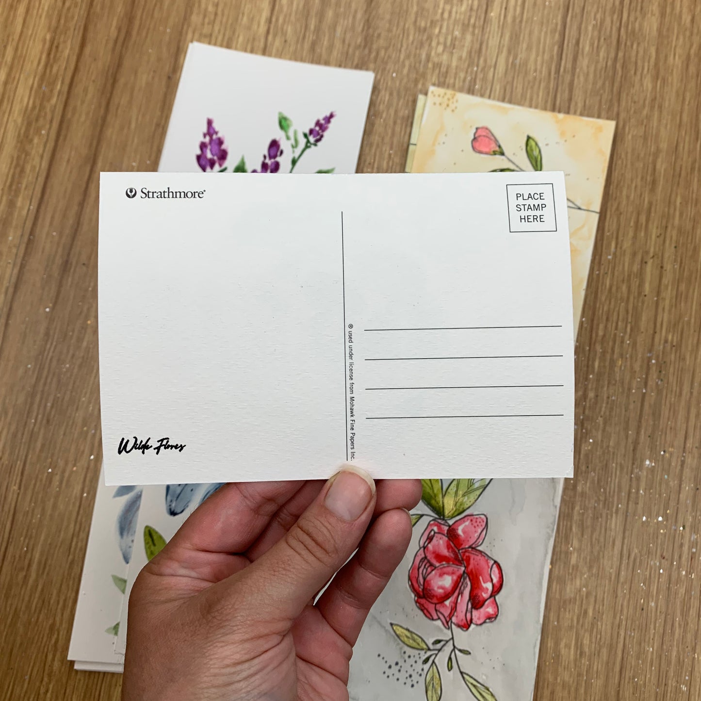 Original Loose Floral Watercolor Postcards (Set of 3): Surprise Me!