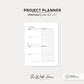 Project Planner: Letter Size Printable