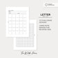 30 Day Challenge: Letter Size Printable