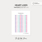 Heart Likes | Printable Stickers