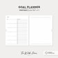 Goal Planner: Letter Size Printable